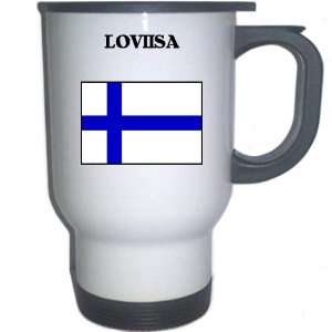  Finland   LOVIISA White Stainless Steel Mug Everything 