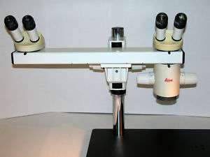 Leica Dual Head MZ8 Teaching StereoZoom Microscope  
