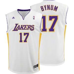 Adidas Los Angeles Lakers Andrew Bynum Revolution 30 Replica Alternate 