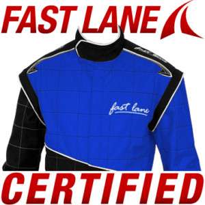 Kart Racing, Karting Signature Suit Black Blue Size 62  