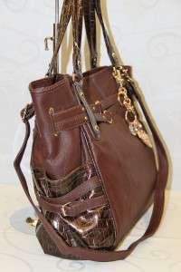 Kathy Van Zeeland Tote Handbag Dark Brown # KA 817  