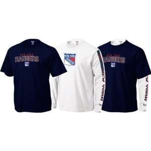 New York Rangers Youth Option 3 In 1 Combo Long Sleeve T 