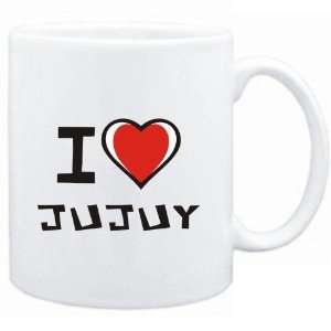  Mug White I love Jujuy  Cities