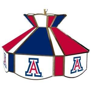 Arizona Wildcats   College Stained Glass Swag Light, 16W x 12H 