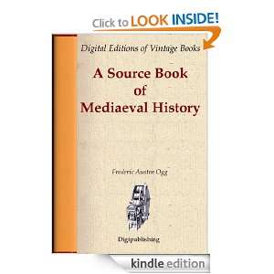  Of Mediaeval History Frederick Austin Ogg  Kindle Store