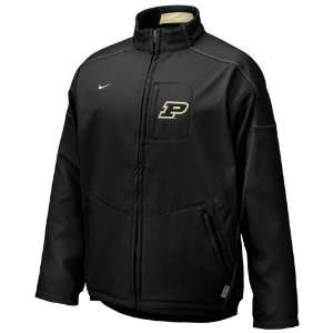 Nike Purdue Boilermakers Black Conference Across the Middle Full Zip 