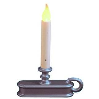 Good Tidings LED Single Tier Christmas Window Candle with Light Sensor 