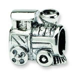  Sterling Silver Reflections Kids Train Bead (3.25mm 