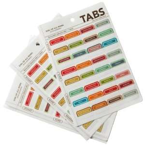    The Container Store Adhesive Organization Tabs