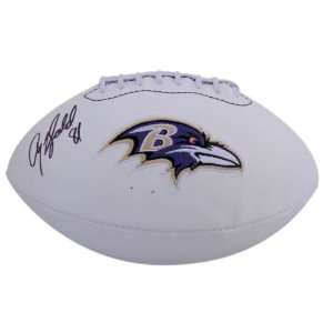  ANQUAN BOLDIN SIGNED AUTOGRAPHED FOOTBALL BALTIMORE RAVENS 
