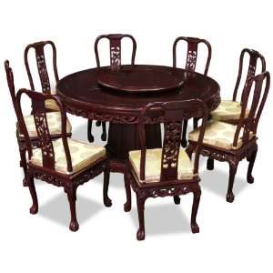   Round Dining Table with 8 Chairs   Dragon Design Furniture & Decor