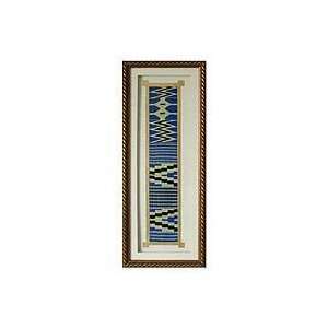  NOVICA Kente cloth wall panel, Two Heads Are Better than 