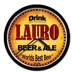  LAURO beer and ale cerveza wall clock 