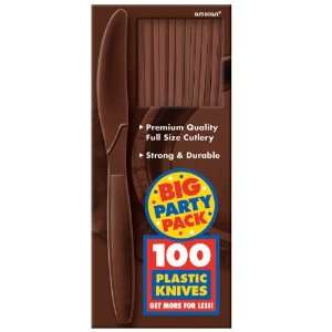  Lets Party By Amscan Chocolate Brown Big Party Pack 