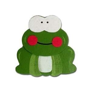  Laras Painted Wood Bulk Frog (3 Pack)