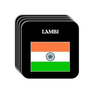  India   LAMBI Set of 4 Mini Mousepad Coasters 