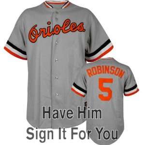 Brooks Robinson Baltimore Orioles Personalized Autographed Replica 
