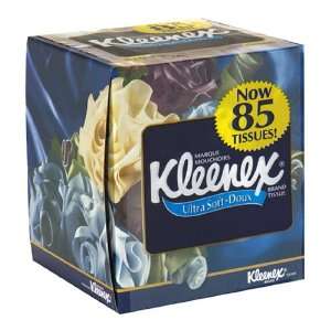  Kleenex Ultra Facial Tissue, Upright, White (85 Tissues 