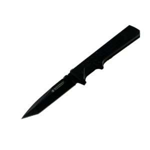  Homeland Security Black Aluminum Handle Black Tanto Blade 