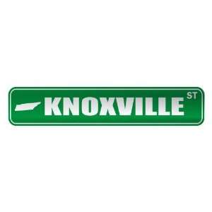   KNOXVILLE ST  STREET SIGN USA CITY TENNESSEE