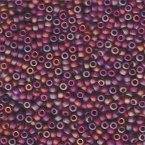  8 9134FR Matte Transparent Dark Topaz AB Miyuki Seed Beads 