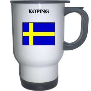  Sweden   KOPING White Stainless Steel Mug Everything 