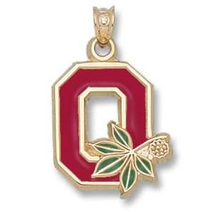  Ohio State 5/8in Pendant 14kt Yellow Gold Jewelry