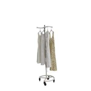 Personal Valet Clothes Rack   Single Rail (White) (63H x 19W)