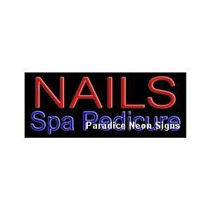 Nails Spa Pedicure Neon Sign 13 x 32