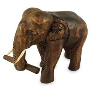 Wood sculpture, Jungle Elephant Gifts