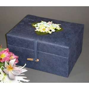  Navy Blue Biodegradable Chest Earthurn in 2 sizes