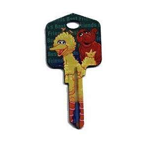 Sesame Street   Big Bird and Snuffy House Key Kwikset 