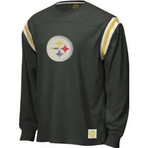  Pittsburgh Steelers Retro Sport Long Sleeve Logo Applique 