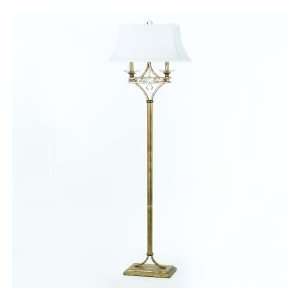   Lighting Aristocrat Floor Lamp In Soft Gold Finish