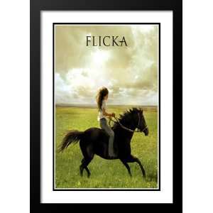  Flicka 20x26 Framed and Double Matted Movie Poster   Style 