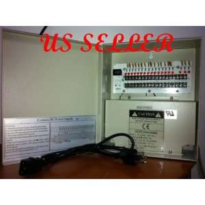   CCTV camera power supply box 18 CH 12 V DC 10A