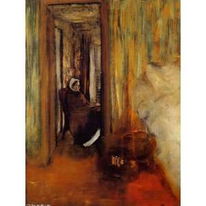 Hand Made Oil Reproduction   Edgar Degas   32 x 42 inches   The Nurse 