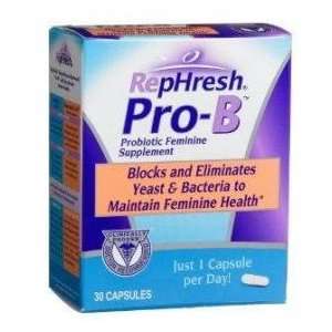  Rephresh Pro B Womens Probiotic Supplement Capsules 30 