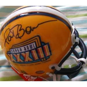 Pat Bowlen autographed Super Bowl 33 mini helmet  Sports 