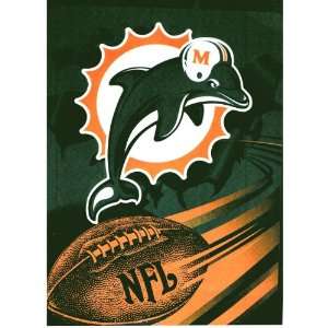   Raschel Throw/Blanket   NFL Miami Dolphins