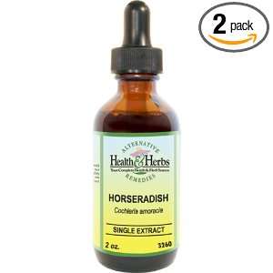   Health & Herbs Remedies Horseradish, 1 Ounce Bottle (Pack of 2
