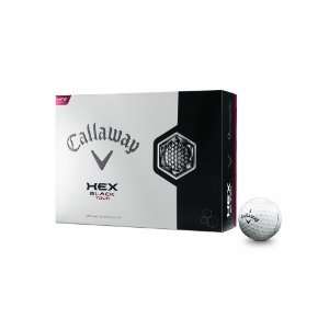  Callaway Hex Black Tour Golf Ball (12 Pack) Sports 