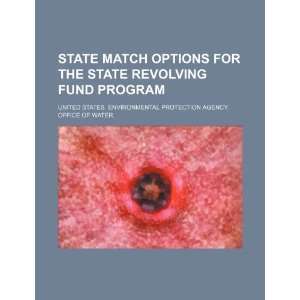  State match options for the State Revolving Fund Program 