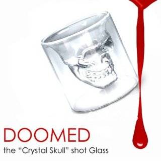 Doomed Skull Shot Glass (2 Piece) Priority Mail