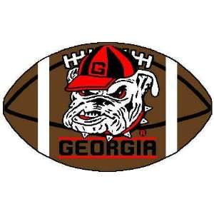 University of Georgia Bulldogs Football Rug 