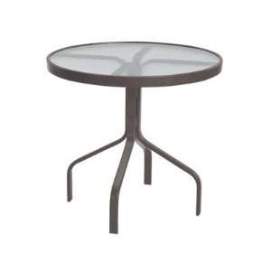   Design 3018G 30 Round Glass Top Dining Table Furniture & Decor
