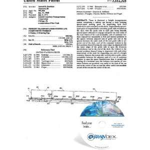 NEW Patent CD for FREIGHT TRANSPORTATION SYSTEM AND COMPONENTS THEREOF