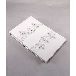  Lace Wedding Guest Book   White Royal Lace Office 