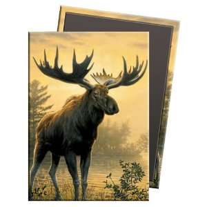 Tree Free Greetings Northwoods Moose Premium Magnet, 2.5 x 