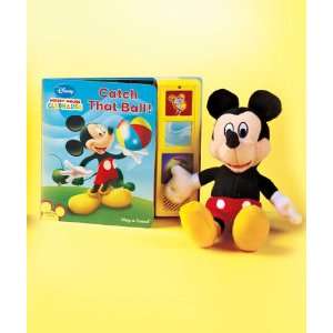  Disney Classic Sound Books with Plush Mickey Mouse Toys & Games